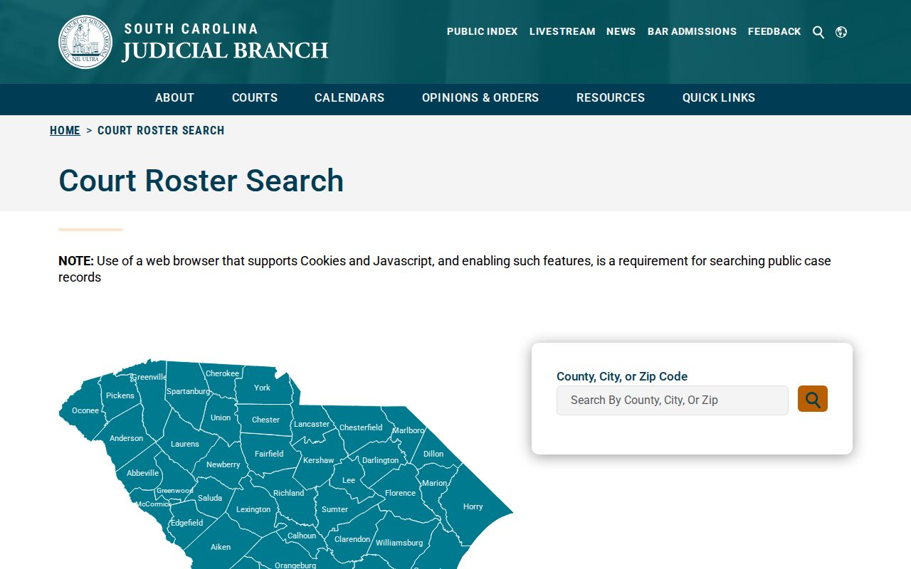 Calhoun County active warrant records: county, city, and ZIP court roster search