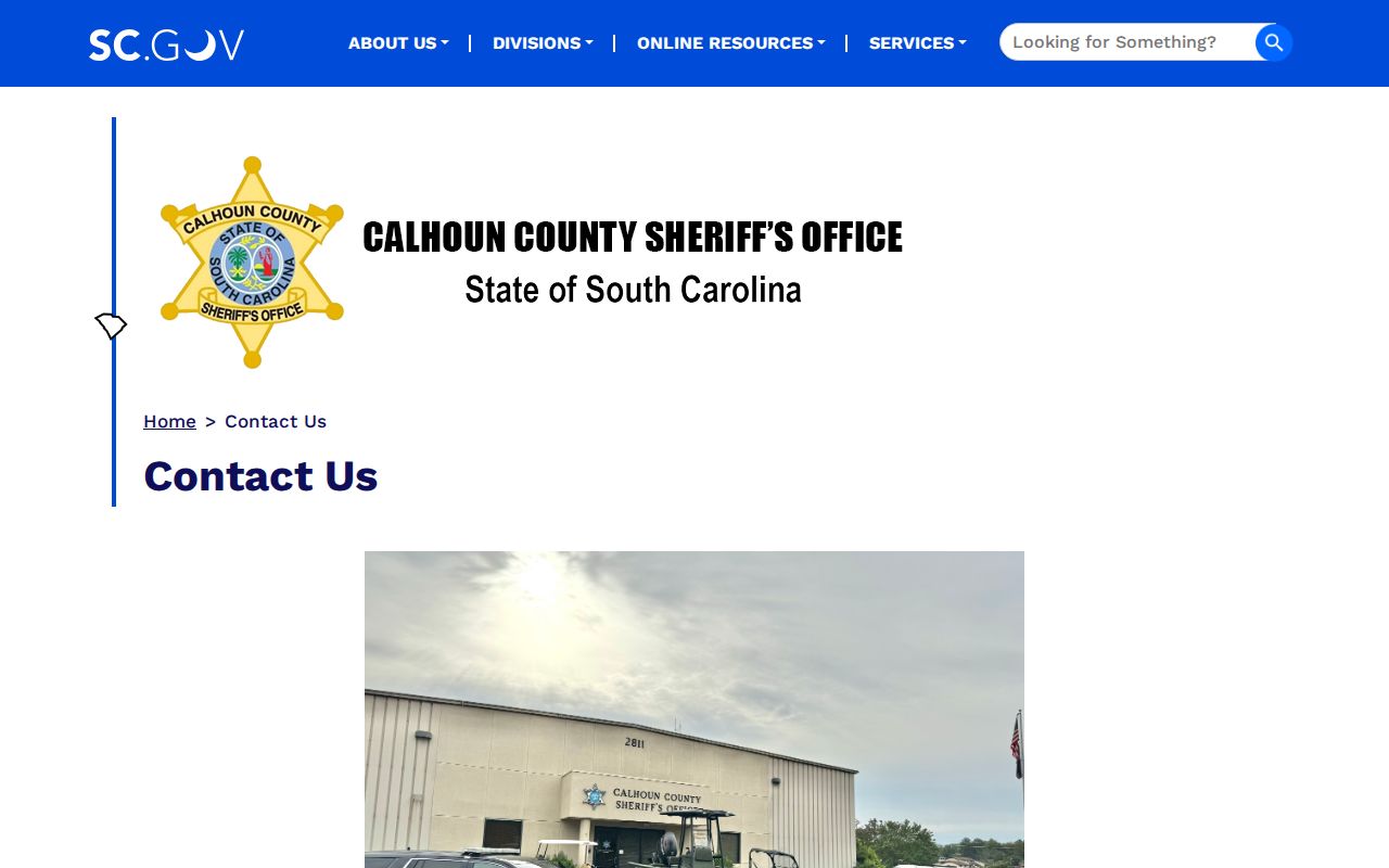 Calhoun County warrant records research: Sheriff’s Office contact information